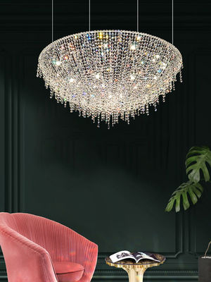 Egyptian Italian Style Light Luxury Crystal Chandelier Living Room High End Villa Hotel Restaurant Pengdant Light