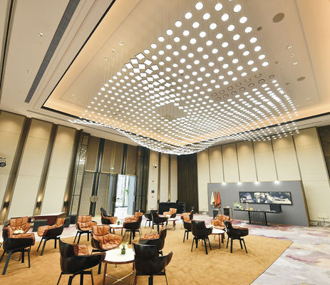 Customized Smart Elegant Extra Large Chandeliers Contemporary Wave Led Chandelier