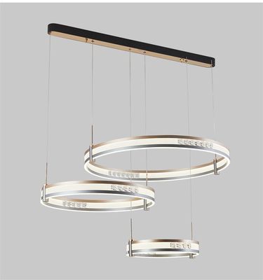 Acrylic Modern Simple Waltz Chandelier Three Color Switching