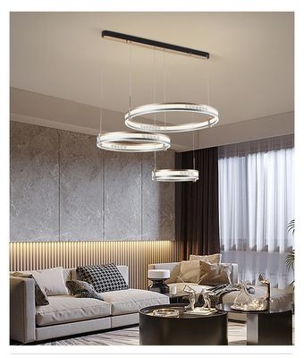 Acrylic Modern Simple Waltz Chandelier Three Color Switching