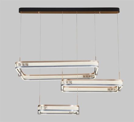 Acrylic Lampshade Waltz Chandelier Tri-Color LED 270W 250W