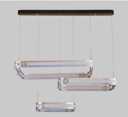 Acrylic Lampshade Waltz Chandelier Tri-Color LED 270W 250W