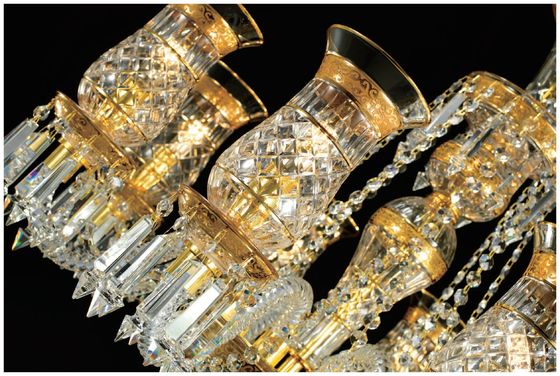 European Style Antique French Baccarat Crystal Chandelier Creative High End Club Crystal Lamp