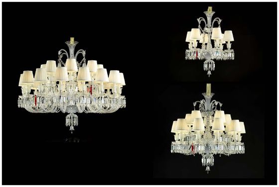 Clear Or Colourful Custom Creative Glass Chandeliers Contemporary Chandeliers For High Ceilings