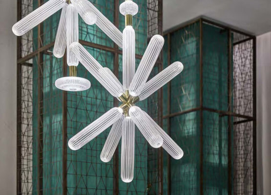 OEM ODM Contemporary High Ceilings Chandeliers For High-End Commercial Places