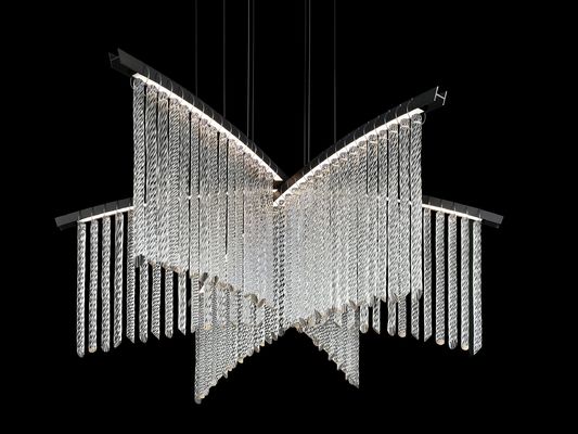 Distinctive Chandelier Custom Chandeliers With Beautiful Curve Shape