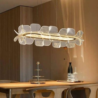 High Color Rendering LED Clear Acrylic Chandelier Aesthetics High Quality