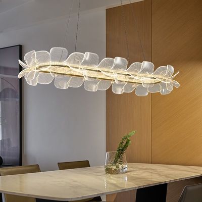 High Color Rendering LED Clear Acrylic Chandelier Aesthetics High Quality