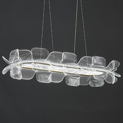 High Color Rendering LED Clear Acrylic Chandelier Aesthetics High Quality