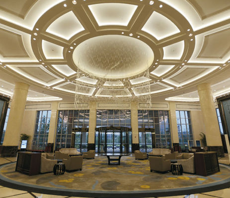 Luxury Hotel Ballroom Entryway Chandelier Customized