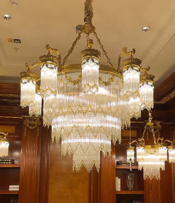 High Grade Crystal Large Foyer Pendant Chandeliers For Every Grand Celebration