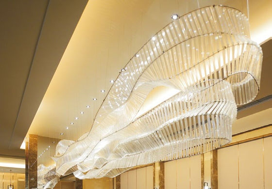 Extra Wide Extra Large Hanging Chandelier For Commercial Space