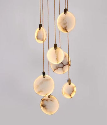 Spanish Modern Art Design Stair Hotel Villa Decoration Gypsum Ceiling Light Lighting