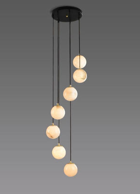 Spiral Modern Crystal Chandelier Hall Long Flush Mount Chandeliers Lighting Cristal Lustre Led L'Escalier Lights