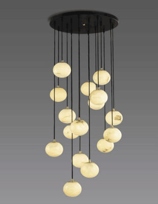 Spiral Modern Crystal Chandelier Hall Long Flush Mount Chandeliers Lighting Cristal Lustre Led L'Escalier Lights