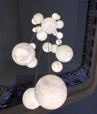 Spiral Modern Crystal Chandelier Hall Long Flush Mount Chandeliers Lighting Cristal Lustre Led L'Escalier Lights
