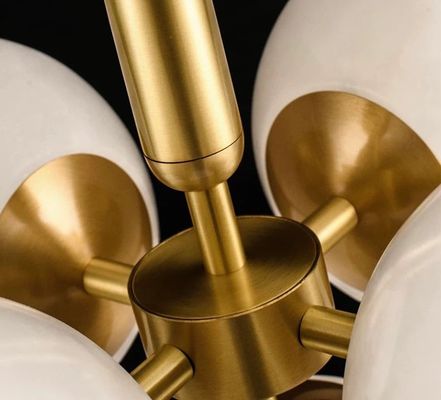 Modern Round Alabaster Pendant Lamp Dining Room Living Romm Bedside Luxury Decorate Chandelier