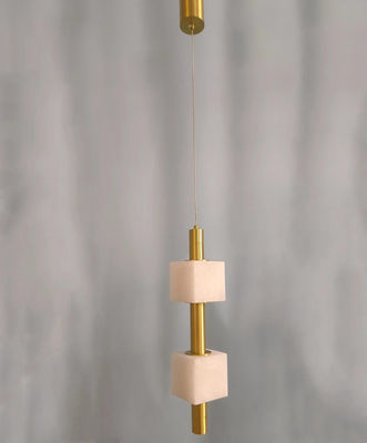 Postmodern Light Luxury Long Strip Dining Room Bedroom Bedside Bar Hotel Home Decorative Chandelier Hanging Lamp