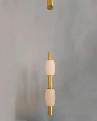 Postmodern Light Luxury Long Strip Dining Room Bedroom Bedside Bar Hotel Home Decorative Chandelier Hanging Lamp