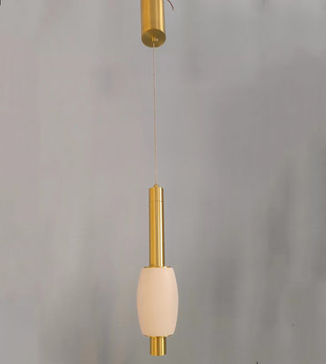 Postmodern Light Luxury Long Strip Dining Room Bedroom Bedside Bar Hotel Home Decorative Chandelier Hanging Lamp
