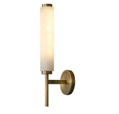 Modern Alabaster Led Wall Lamps Hotel Living Room Corridor Bedroom Brass Wall Light