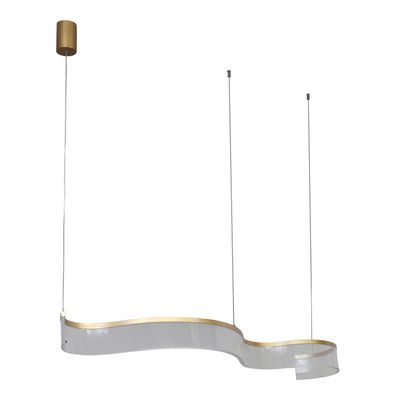 Modern Luxury Guide Spiral LED Chandelier For Living Room Bedroom