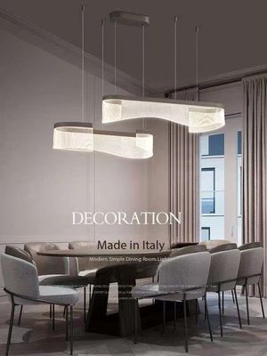 Modern Luxury Guide Spiral LED Chandelier For Living Room Bedroom