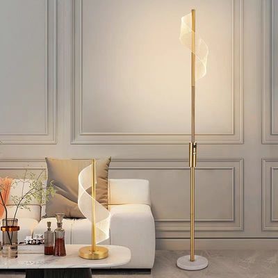Very Simple Modern Light Luxury Living Room Sofa Next To The Bedroom Bed Study Creative Decorative Vertical Reading Floor Lamp