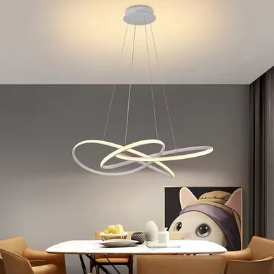 Modern Design Nordic Style Aluminum Lamp Restaurant Lobby 166w Led Chandelier Lamp