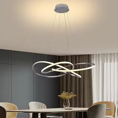Modern Design Nordic Style Aluminum Lamp Restaurant Lobby 166w Led Chandelier Lamp