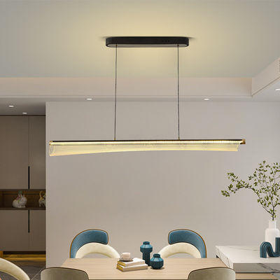 Modern Designer Long Slim Waist Acrylic Pendant Light Decor Lighting