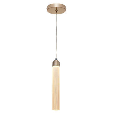 Nordic Simple Cylindrical Striped Glass Restaurant Bedside Bar Decoration Chandelier