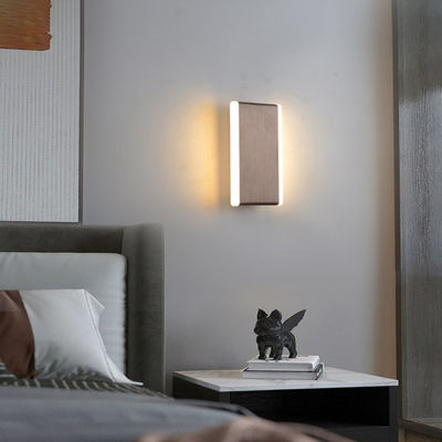 Nordic Decorative Double-headed Rectangular Aluminum Interior Minimalist Style Wall Lamp