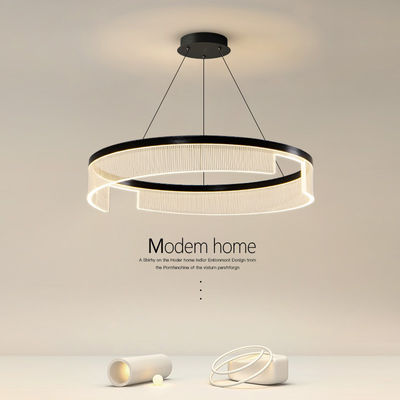 Beautiful Translucent Living Room Dining Room Chandelier Two Ring Study Bedroom Acrylic Chandelier