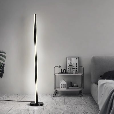Contemporary Retro Modern Minimalist Acrylic LED Light Stand Standing Sofa Side Home Bedside Decor Morden Floor Lamp