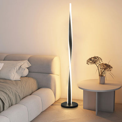 Contemporary Retro Modern Minimalist Acrylic LED Light Stand Standing Sofa Side Home Bedside Decor Morden Floor Lamp