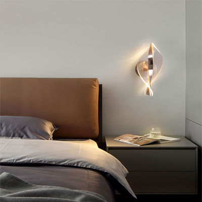 Acrylic Tritone Modern Simple Creative Side Nordic Personality Living Room Bedroom Bed Popular Light Luxury Small Wall Lamp