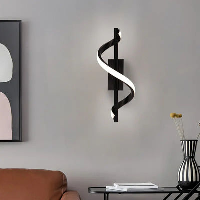 Modern LED Wall Sconce 10W Cool White 4000K Aluminum Gold Indoor Wall Lamp For Bedroom Corridor