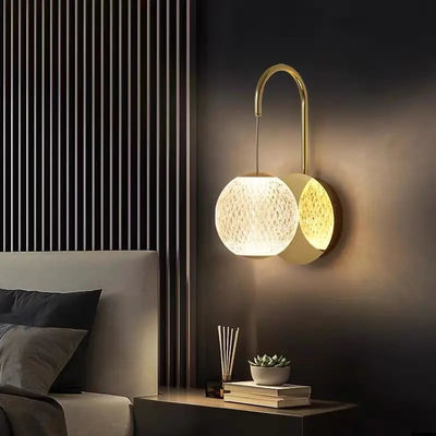 Modern Light Luxury Dragon Bead Restaurant Spherical Lamp Bedroom Wall Lamp Villa Revolving Staircase Chandelier Loft Shared Chandelier