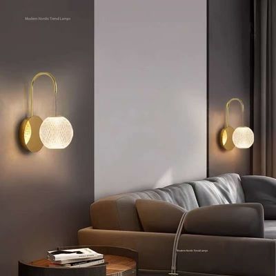 Modern Light Luxury Dragon Bead Restaurant Spherical Lamp Bedroom Wall Lamp Villa Revolving Staircase Chandelier Loft Shared Chandelier