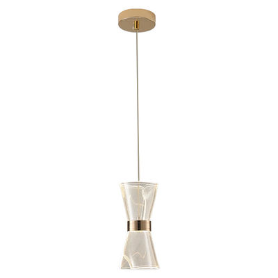 Modern Living Room Led Mounted Lamp Bright Transparent Bedroom Bedside Decoration Acrylic Pendant Light