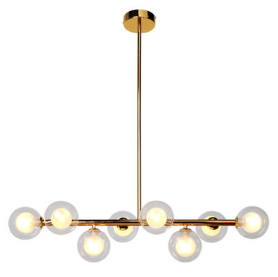 Double Lampshade Nordic Molecular Lamp Magic Bean Glass Living Room Chandelier Personality Creative Dining Room Postmodern Simple Bedroom Light Luxury Lights