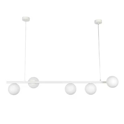 White Lampshade Nordic Molecular Lamp Magic Bean Glass Living Room Chandelier Personality Creative Dining Room Post-modern Simple Bedroom Light Luxury Lights