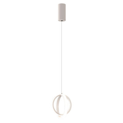 Modern LED Hanging Light Round Pendant Chandelier Light Indoor Industrial Metal Round