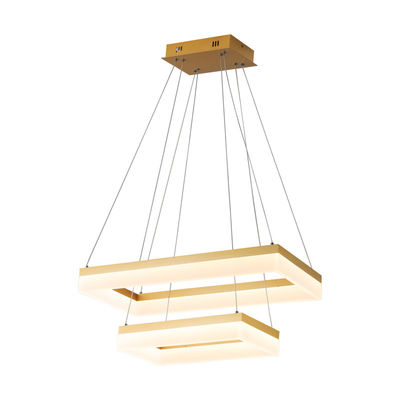 Acrylic Modern Simple Rectangular Nordic Lighting Hanging Lighting In Lobby Restaurant Bar