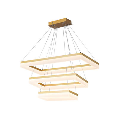 Acrylic Modern Simple Rectangular Nordic Lighting Hanging Lighting In Lobby Restaurant Bar