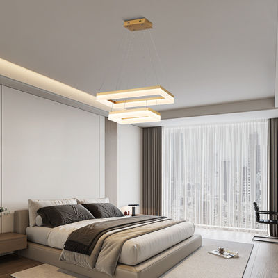 Acrylic Modern Simple Rectangular Nordic Lighting Hanging Lighting In Lobby Restaurant Bar