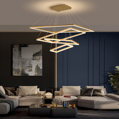 Acrylic Modern Simple Rectangular Nordic Lighting Hanging Lighting In Lobby Restaurant Bar