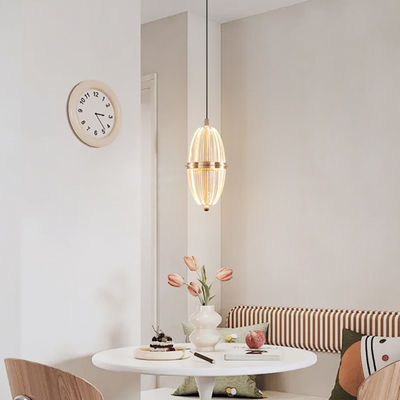 Creative Aluminum Small Pendant Lamp Raised Lowered Creative Simple Modern Bedroom Headboard Designer Model Dining Room Bar Pendant Lamp