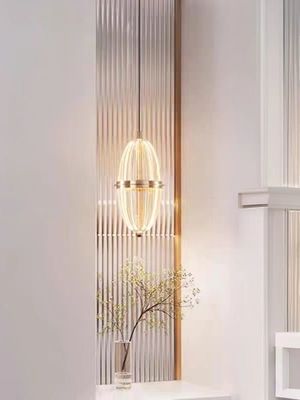 Creative Aluminum Small Pendant Lamp Raised Lowered Creative Simple Modern Bedroom Headboard Designer Model Dining Room Bar Pendant Lamp